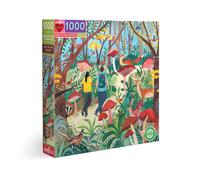 eeBoo: Piece and Love Hike in The Woods Rompecabezas cuadrado de 1000 piezas para adultos y familias Piezas brillantes y resistentes y m nimo pol