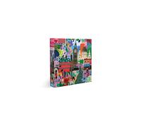 Eeboo: Piece and Love London Life 1000 Piece Square Adulto Puzzle Puzzle para adultos y familias Piezas resistentes brillantes y polvo mnimo de