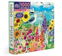 eeBoo: Piece and Love Seagull Garden - Rompecabezas Rectangular de 1000 Piezas para Adultos y familias, Incluye Piezas Brillantes y Resistentes y Polvo de Rompecabezas mínimo
