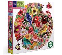 eeBoo- Puzzle Redondo 500 Piezas-PZFBBL Colorido de cartón Reciclado-Rompecabezas para Adultos