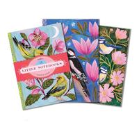 eeBoo Piece & Love: Birds Little Notebooks - Juego de 3, 5.75 x 4, 64 páginas cada uno, diarios de bolsillo con temática de naturaleza, notas, dibujo de bocetos, líneas y puntos de cuadrícula