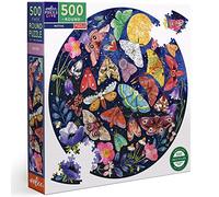eeBoo Puzzle Piece&Love: Moths – 500 piezas – color negro