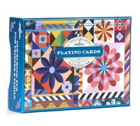 eeBoo Piece & Love: Sunshine Garden - Juego de 2 barajas, bordes dorados, tintas a base de verduras, diversión de la vieja escuela para amigos y familiares