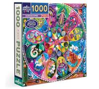 Eeboo - Puzzle de 1000 Piezas de horóscopos - Puzzle Adulto 1000 Piezas de cartón - Dimensiones del Rompecabezas 58,4 cm x 58,4 cm