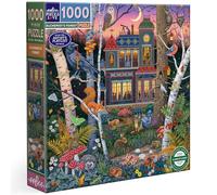 Eeboo - Puzzle de 1000 Piezas El Bosque del alquimista - Puzzle Adulto 1000 Piezas de cartón - Dimensiones del Rompecabezas 58,4 cm x 58,4 cm
