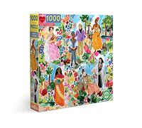 eeBoo - Puzzle de jardín para Adultos, 1000 Piezas, cartón Reciclado, jardín de poetas, PZTPOT