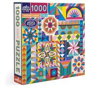 eeBoo Sunshine Garden 1000 Piece Cardboard Puzzle - Tamaño: 58,5 cm x 58,5 cm
