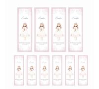 Eedama Decor Recordatorio primera comunión | Marcapáginas comunión diferentes modelos | pack recuerdos niño moreno/rubio/pelirrojo | pack recuerdos niña morena/rubia/pelirroja (niña rubia pelo largo)