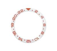 EEEBLBXNQ 1 Inserto de Bisel cerámico Curvo 38 mm x 30,7 Compatible con Cajas Reloj SKX007 SKX009 Sub, Movimiento NH35 NH36, Piezas Anillo(06)
