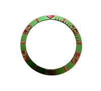 EEEBLBXNQ 1 Inserto de Bisel metálico Inclinado 38 mm x 30,6, Apto for Caja Reloj Buceo SKX007 SKX009 Sub(02 Gold)