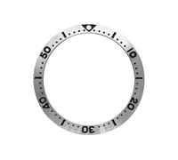 EEEBLBXNQ 1 Inserto de Bisel Plano Acero Inoxidable 38 mm x 31,5, Compatible con SKX007, SKX009, SRPD, SKX 6105, Piezas Caja Reloj for Hombre(05)