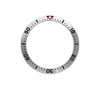 EEEBLBXNQ 1 Inserto de Bisel Reloj Metal Plano 38 mm x 31,5, Compatible con la Caja del SKX007 SKX009 SRPD, Movimiento NH36 NH35, Piezas for Hombre(01)