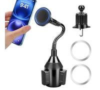 EEEKit 2 en 1 soporte para teléfono móvil para coche, soporte magnético para bebidas y ventilación, soporte para vasos de coche compatible con MagSafe para iPhone 17/16/15/14/13 Pro Max, Galaxy y