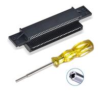 EEEKit Conector de 72 Pines para NES de Repuesto, Pieza de Reparación de Consola con Destornillador de 3,8mm para Nintendo 8-Bit Entertainment System