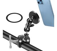 EEEKit Soporte magnético para teléfono móvil para bicicleta, soporte universal para teléfono móvil para Magsafe y todos los smartphones, soporte para manillar para moto, bicicleta, scooter