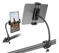 EEEKit Soporte para tablet con cuello de cisne para silla de ruedas, cochecito, carrito de golf, barco, soporte para micrófono, abrazadera para manillar de bicicleta de fitness