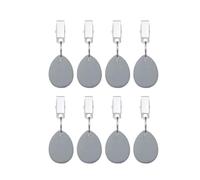 EEfpxwtz Pinzas para manteles, Pesos de Mantel mármol | Multicolor 4,3x3,5cm 8/16 uds: Mesas de Comedor, Fiestas, Picnics(Gray,16 PCS)