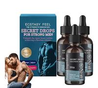 Eeiiey Gotas secretas para hombres fuertes, gotas felices secretas, mejoran la sensibilidad y el placer, mejoran la calidad del amor y hacen que ella te ame más (3 piezas)