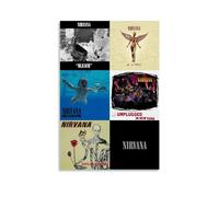 EEILASE Nirvana - Póster decorativo de álbumes para pared, 20 x 30 cm, sin marco, Nirvana