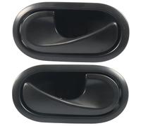 Eejghfwq Manijas Interiores Coche Para Master Para MK3 2010-2020 Para Megane 2003-2008 Manija Interior Puerta Manija Interior Puerta Auto Tirador Puerta(1 pair Black)