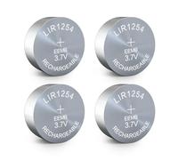 EEMB 4pack LIR1254 batería Recargable 3.7v batería de Botones de Iones de Litio batería de Monedas para Auriculares y Relojes de Dispositivos portátiles
