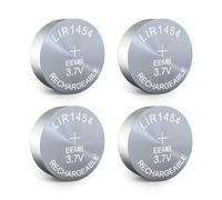 EEMB 4pack LIR1454 batería Recargable 3.7v batería de Botones de Iones de Litio batería de Monedas para Auriculares y Relojes de Dispositivos portátiles