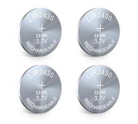 EEMB 4pack LIR2430 batería Recargable 3.7v batería de Botones de Iones de Litio batería de Monedas para Auriculares y Relojes de Dispositivos portátiles