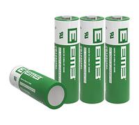 EEMB Batería de Litio AA de 3 V 1800 mAh CR 14505 BL Primaria de Litio MnO₂ de celda cilíndrica certificada UL (no Recargable) (4 Piezas)