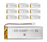 EEMB Lithium Polymer Batería 3.7V 3700mAh 103395 Paquete de batería Recargable con Conector JST 2.0 para VXI Blue Parrott: confirme la polaridad del Dispositivo y del Conector Antes de Comprar(10)