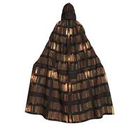 eeprty Bata de biblioteca con capucha para adultos, para disfraz medieval de cosplay