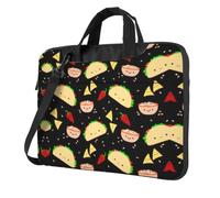 eeprty Bolsa para laptop con estampado de fiesta de martes, elegante, moderna, retro, para ella, regalo de cumpleaños único, Black, 13 inch