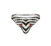 eeprty Bragas de bikini con estampado de rosas rojas y blancas y negras, ropa interior de poliéster suave y elástica para todos los días, Negro, XXL