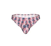 eeprty Calzoncillos de bikini con estampado de bandera de Estados Unidos y paz hippie para todos los días, ropa interior de poliéster elástica suave y transpirable, Negro, XXL