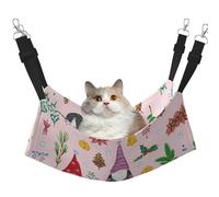 eeprty Lindo gnomo 1 hamaca para jaula para mascotas, hamaca cálida para mascotas, suave para colgar en invierno