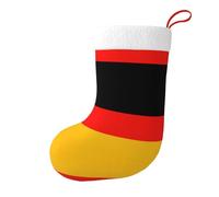 eeprty Medias navideñas de felpa suave con la bandera de Alemania, tradicionales a granel para chimenea de Navidad
