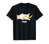 Eepy Funny Sleepy Cat Meme Viral Hilarious Sleepy Lazy Cat Camiseta