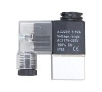 EEQANAO 1 válvula solenoide for compresor de Aire, CA de 220 V, 5,5 VA, válvula de Escape de Descarga de Bomba de Aire sin Aceite