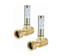EEQANAO Eliminador de Golpe de ariete de Acero Inoxidable S-241 for lavadoras, Junta rotativa de 3/4 de Pulgada, 2 Piezas