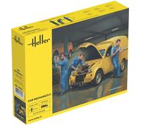 Eerel HE82756 1/24 Auto Mechanic 2 Figure Set of 3 Plastic Model