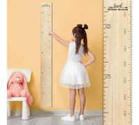 Eersida Tabla de crecimiento para pared, tabla de crecimiento de altura para niños, regla de madera, decoración de pared para niños y niñas, medida de altura amada más allá de la medida para