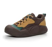 Eestfy Zapatillas de Senderismo Casual Outdoor Mujer Puntera de Goma Protectora Plantilla con Memory Foam Zapatos de Caminar para Viajar y Ropa Urbana,Amarillo,38 EU