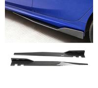 EESWCSZZ3 Alerón de ala de Coche para BMW 1 Series Sedan 2017 2018 2019 2020 2021 2022 2023 2024, Anti Choques Escalones Laterales Antiarañazos Accesorios Coche,Black