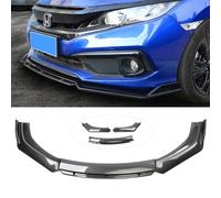 EESWCSZZ3 Alerón Delantero para VW Touran 2003 2004 2005 2006 2007 2008 2009 2010 2011, Anti Colisión Lip Parachoques Delantero Splitter Difusor Accesorios Coche,Carbon Fiber Color