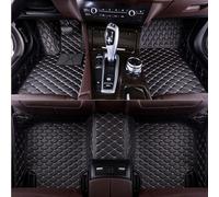 EESWCSZZ3 Alfombrilla Coche para VW Touareg 2003 2004 2005 2006 2007 2008 2009 2010, Antideslizantes, Talonera De Goma Reforzada, Botones De Fijación,Black Beige