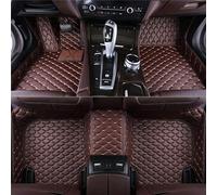 EESWCSZZ3 Alfombrilla Coche para VW Touareg 2003 2004 2005 2006 2007 2008 2009 2010, Antideslizantes, Talonera De Goma Reforzada, Botones De Fijación,Coffee