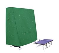 EEUK Funda Tenis de Mesa, Funda Mesa de Ping Pong Exterior con Velcro y Cremallera, Impermeable y Transpirable, Resistente, para Interior y Exterior(Size:152x71x160cm,Color:Verde)