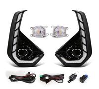 EEUNKT Compatible With Toyota Hilux 2024 2025 Daytime Running Light Front Fog Lamp Turn Signal DRL Headlight 2-Colors Accessories 12V(DRL and Fog Yellow)