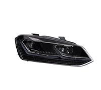 EEUNKT Luces de coche compatibles con VW Polo faro proyector lente 2011-2017 Vento lámpara de cabeza Bi Xenon Beam Accesorios(Tsi Silver Line)