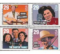 EEUU 2400-2403 (Completa.edición.) Nuevo con Goma Original ** MNH 1993 América Historia de la Música (Sellos para los coleccionistas) Música/Bailar