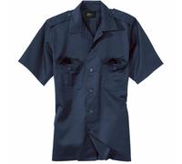 Eeuu Camisa de Servicio Manga Corta Azul Marino S-7XL Bomberos Oscuro Army Nuevo